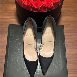 Christian Louboutin Black Stiletto Heels